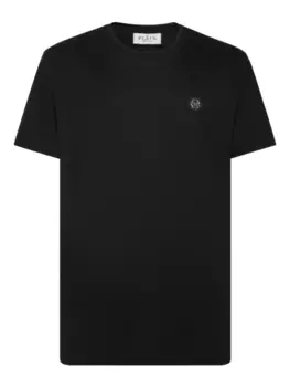 Футболка с аппликацией логотипа Philipp Plein, черный