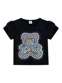 Футболка с аппликацией Mimi Tutu, черный