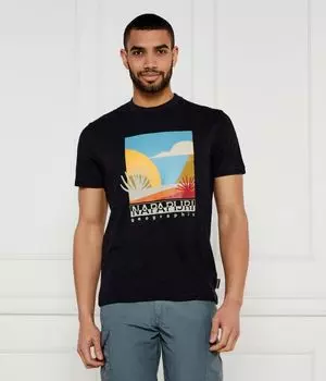 Футболка s-arbia Regular fit Napapijri, черный