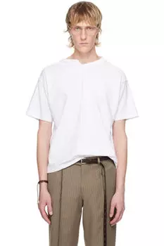 Футболка с асимметричным разрезом HODAKOVA