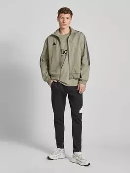 Футболка с этикеткой ADIDAS SPORTSWEAR, серо-коричневый