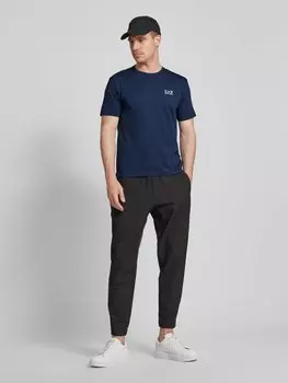 Футболка с этикеткой EA7 Emporio Armani, темно-синий
