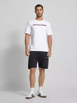 Футболка с этикеткой и круглым вырезом Jack & Jones, белый