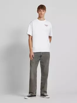 Футболка с этикеткой KARL KANI, белый