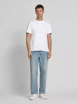 Футболка с этикеткой, модель «MAARKOS» Armedangels, белый