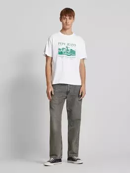 Футболка с этикеткой Pepe Jeans, белый