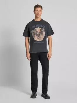 Футболка с этикеткой THE KOOPLES, черный