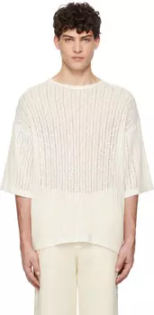 Футболка с ажурным узором Off-White COMMAS