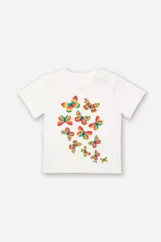 Футболка с бабочками Kite, белый