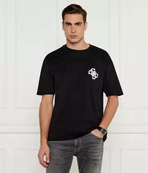 Футболка с банданой Regular fit Guess Jeans, черный