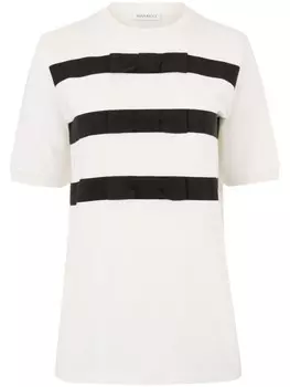 Футболка с бантом Nina Ricci, белый