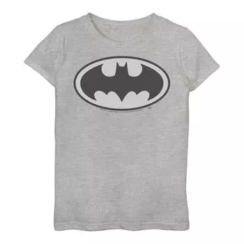 Футболка с базовым логотипом DC Comics Batman для девочек 7–16 лет Licensed Character