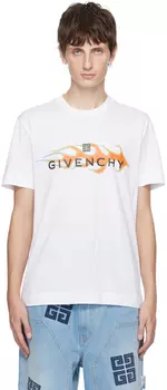 Футболка с белым пламенем от Живанши Givenchy