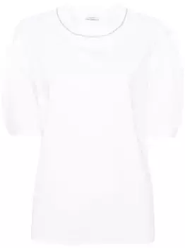 Футболка с бисером Peserico, белый