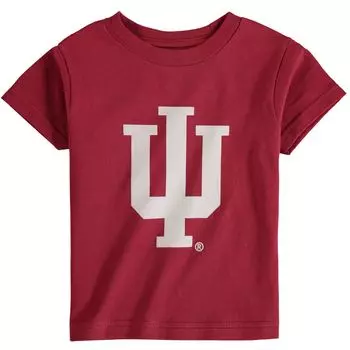 Футболка с большим логотипом для малышей Crimson Indiana Hoosiers Unbranded