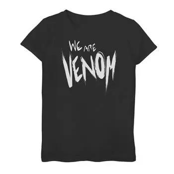 Футболка с большой надписью Marvel We Are Venom для девочек 7–16 лет Licensed Character