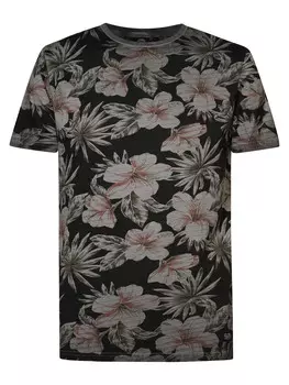 Футболка с ботаническим рисунком для мужчин Petrol Industries, серый