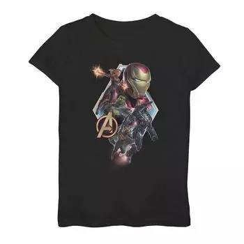 Футболка с бриллиантами для девочек 7–16 лет «Marvel Avengers Endgame» Licensed Character