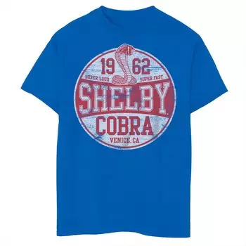 Футболка с брызгами логотипа Shelby Cobra для мальчиков 8–20 лет Licensed Character