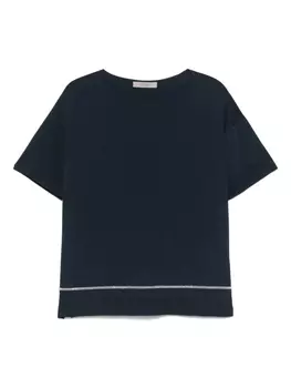 Футболка с бусинами D.Exterior, синий