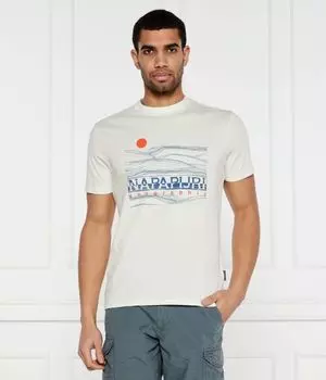 Футболка s-buti ss Regular fit Napapijri, белый