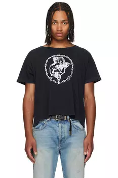 Футболка с цепочкой Enfants Riches Dprims, фиолетовый