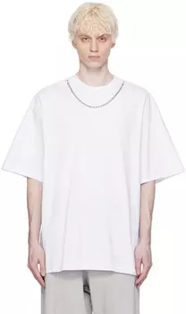 Футболка с цепочкой шариков AMBUSH, белый