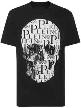 Футболка с черепом от Philipp Plein Stones, черный