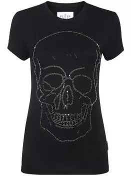 Футболка с черепом Philipp Plein, черный