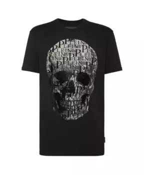 Футболка с черепом Philipp Plein, черный