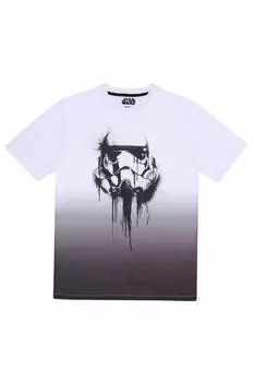 Футболка с чернильным принтом Stormtrooper Star Wars, белый