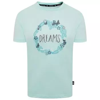 Футболка с цветами из переработанных материалов для мальчиков и девочек Aqua Splash DARE 2B, цвет azul