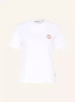 Футболка с цветком луалаа Armedangels, белый