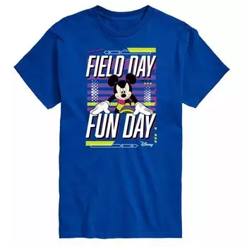 Футболка с цветком's Big & Tall Field Day Fun Day Disney, синий