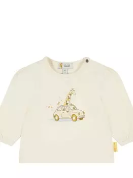 Футболка с цветком Steiff, бежевый