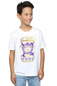 Футболка с цветной этикеткой «Шоколадные лягушки» Harry Potter, белый