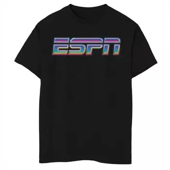 Футболка с цветным логотипом и графическим рисунком ESPN для мальчиков 8–20 лет Licensed Character