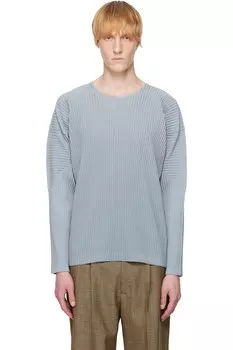 Футболка с цветными складками Homme Pliss Issey Miyake, мультиколор