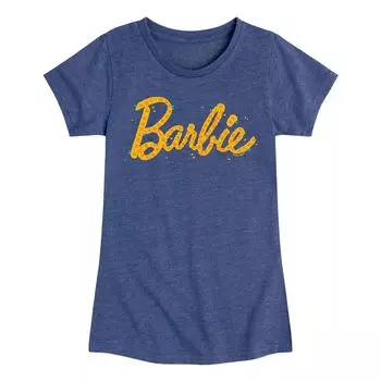 Футболка с цветочным логотипом Barbie для девочек 7–16 лет Licensed Character