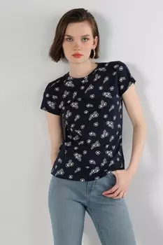 Футболка с цветочным принтом Colin'S, белый