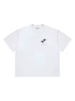 Футболка с цветочным принтом MKI Miyuki Zoku, белый