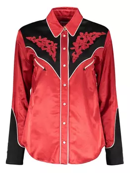 Футболка с цветочным принтом в стиле вестерн Kenzo, красный