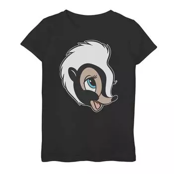 Футболка с цветочным рисунком и большим лицом Disney's Bambi для девочек 7–16 лет Disney