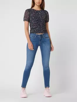 Футболка с цветочным узором, модель «Перри» Pepe Jeans, черный