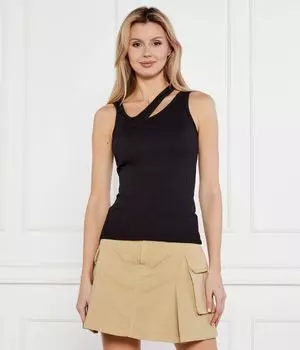 Футболка с датой Slim fit Hugo, черный