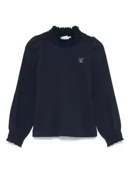 Футболка с декорированным логотипом Abel & Lula, синий