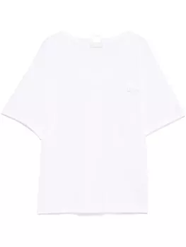 Футболка с декорированным логотипом LIU JO, белый
