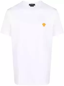 Футболка с декором Medusa VERSACE, белый