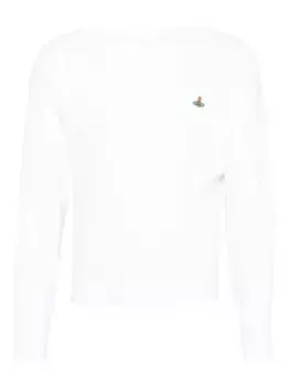 Футболка с декором Orb Vivienne Westwood, белый