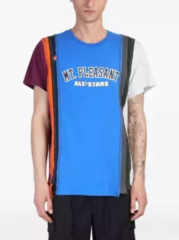 Футболка с деталями строчки Needles, синий